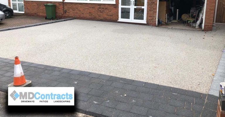 Resin bound driveway Sudbury, Suffolk.